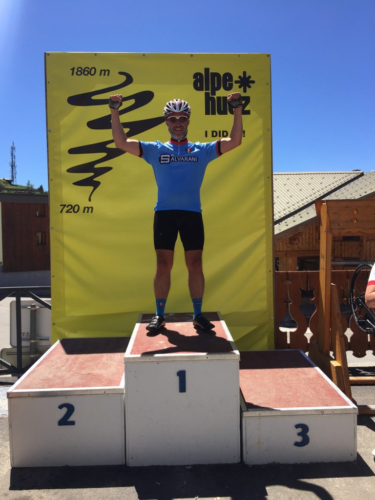 Alp D'Huez Podium