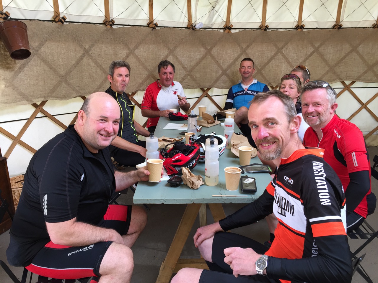 Cycling Badmington and the Yurt